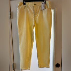 Chicos Yellow Denim Jeans